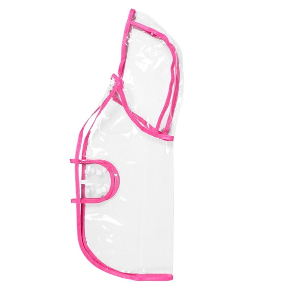 GETAJGHSD Breathable Transparent Dog Raincoat with Hood Stylish Waterproof Rain Jacket for Pets