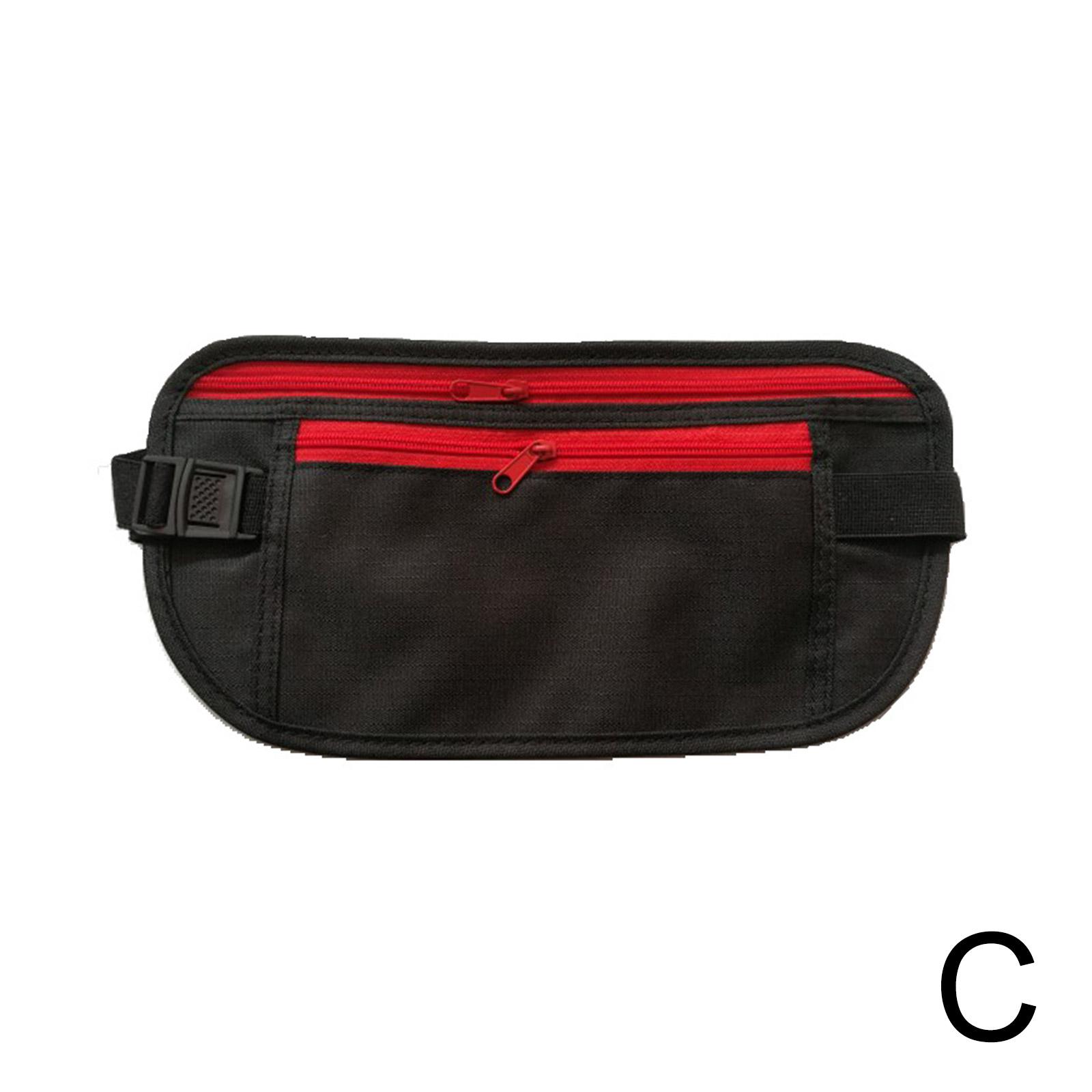 MONEY TRAVEL WAISTBELT ZIPPED PASSPORT WALLET FANNY PACK POUCH BUM BAG