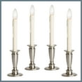 thumbnail image 5 of Set of 4 Battery Operated Window Candles with Remote Control - (Brushed Silver), 5 of 5