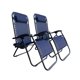 thumbnail image 1 of Camastro Gravedad Cero Azul Plegable Reclinable Exterior 2 Piezas, 1 of 5