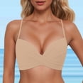thumbnail image 2 of MKLEKYY Trajes De Baño Mujer 2 Piezas Women Back Stainless Steel Hooks Swimwear Tops Underwire Full Coverage Bikini Top Push Up Swim Crop Top Tie Back Bathing Suit Tops, 2 of 5
