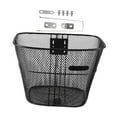 thumbnail image 5 of yotijay Bike Front Basket Black Cargo Basket for Mountain Road Bikes Folding M with Short Brace, 5 of 8