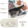 thumbnail image 5 of American Vintage Flowers Front Door Rugs 2x3 ft Country Butterflies Text Texture Small Rug for Entryway Non Slip Washable Bathroom Door Mat Absorbent Floor Mat for Indoor Entrance, 5 of 9