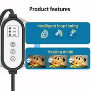 Haokaini Reptile Heat Lamp, Dual-UVA UVB Turtle Heat Lamp, 360° Dimmable Heat Lamp for Turtle Tank, Bearded Dragon Reptiles Turtle Lizard Snake