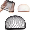 thumbnail image 3 of Filets de Cheveux, Filets de Perruque pour Chignon de Cheveux, Étirement Maille Fraîche Tissage Perruque Chapeau Cheveux Filets Snood Cosplay Modèle Teint, 3 of 5