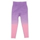 thumbnail image 1 of Pantalones de yoga de elevación sin costuras, leggings de talle alto con degradado rosa púrpura y secado rápido para mujer y niña, 1 of 8