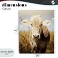 thumbnail image 4 of Stupell Industries Farmhouse Simple Belle Cow Portrait Canvas Art, 30 x 40, by Marcus Prime, 4 of 8