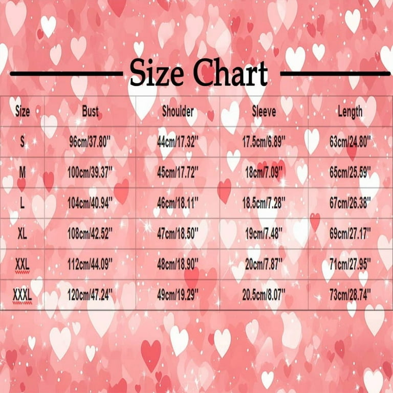 Zwiiyzr Womens Valentines Day Themed Print T-Shirt Short Sleeve