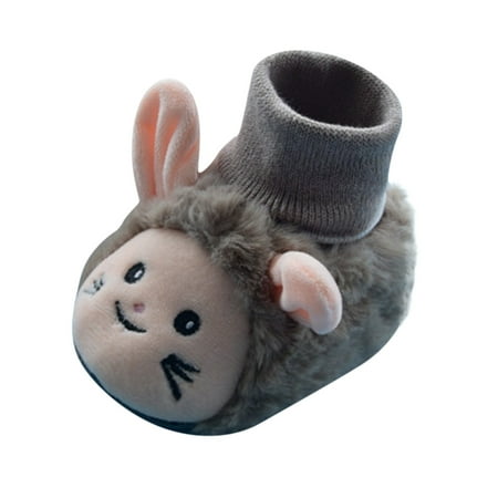 

nsendm Toddler Dress Shoes Boy Baby Shoes Cotton Shoes Plus Velvet Thick Warm Soft Soled Fall Clothes for Baby Girl Shoes Khaki 6 Months