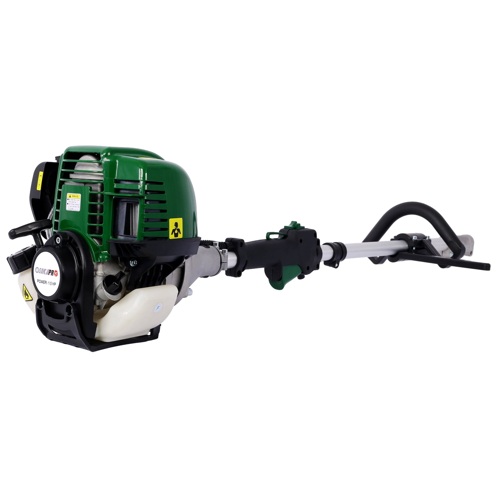 iRerts 9 in 1 Grass Trimmer, 38CC 2-Cycle Gas Powered Weed Eater with Gas Pole Saw, Hedge Trimmer, Grass Trimmer and Brush Cutter, String Trimmer for Grass Garden Yard Care, Green