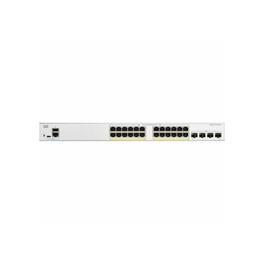 Cisco Catalyst C1300-24P-4G Ethernet Switch, 24 Ports, Manageable, Gigabit Ethernet, 10/100/1000Base-T, 1000Base-X , 3 Layer Supported