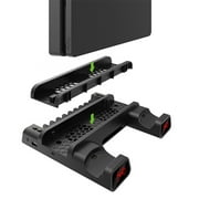 LeeQinersw Vertical Stand for PS4 Slim Regular Cooling Fan Controller Charging Station with