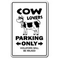 thumbnail image 1 of SignMission Z-Cow Lovers 8 x 12 Po Signe de Stationnement Vache Lovers, 1 of 1