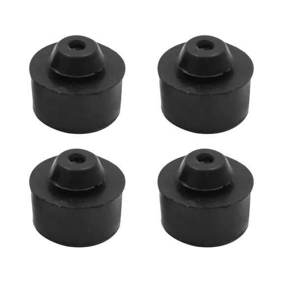 4pcs 18 x 15mm Buffer Mount Rubber Block Absorber for Car Door Trunk Hood