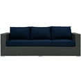 thumbnail image 4 of Ergode Sojourn Outdoor Patio Sunbrella Sofa - Canvas Navy, 4 of 5