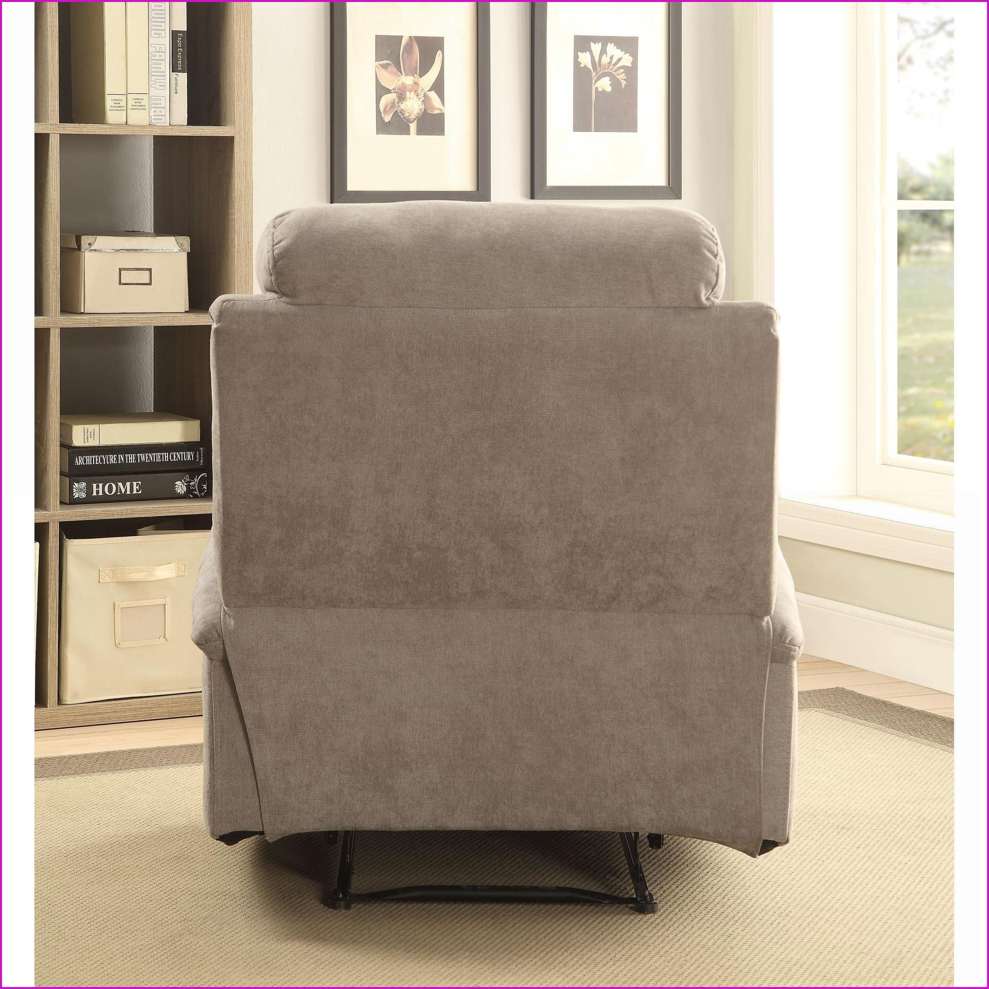 Recliners with Cup Holder, Charcoal Gray Linen Motion Recliner | Charcoal Gray | Linen+Metal