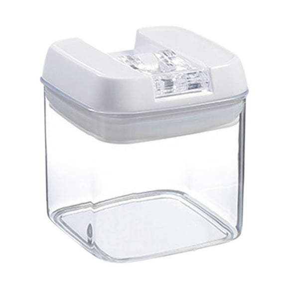 TopLLC Storage Bins Easy Lock System Container Fresh-keeping Box Airtight Jar Transparent Kitchen Storage Jar Transparent Storage Jar Plastic Storage Box Storage Bags
