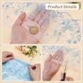 thumbnail image 4 of 5 Yards Polyester Embroidery Shell Lace Ribbon Clothing Decoration Light Steel Blue 6~6-3/4 inch(153~170mm), 4 of 6