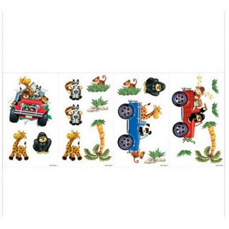 Blue Mountain Wallcoverings GAPP1856 Jeep Safari Room Appliques