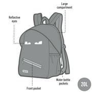 ZIPIT Grillz Backpack for Boys, Cute Book Bag for Kids Elementary School & Preschool (Black)
