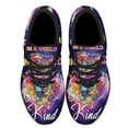 thumbnail image 2 of In A World You Can Be Anything Be Kind Shoes Sneakers for Women Men Black Size 3.5, 2 of 7