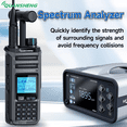 thumbnail image 4 of Quansheng TK11(5) Radio Aficionado Portátil 10W | Analizador de Espectro Multibanda, 27 MHz CB, LW, MW, SW, USB, AM, FM, LSB, CW - HF, VHF, UHF, SSB, 4 of 5