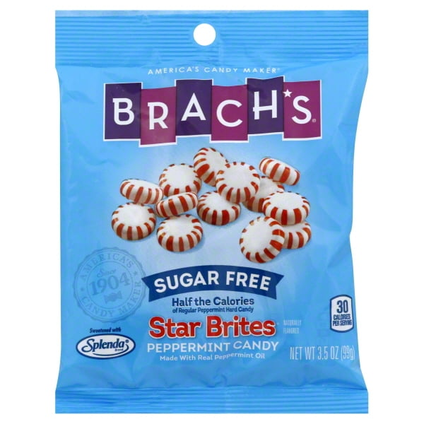 Brach's Sugar-free Star Brites Peppermint Candy, 3.5 Oz. - Walmart.com