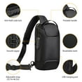 thumbnail image 6 of Men's Sling Backpack TeqHome Waterproof Anti-theft Shoulder Crossbody Chest Bag Messenger Sling Bag Daypack w/ USB Charging Port Camouflage, 6 of 8