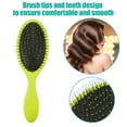 thumbnail image 3 of Unique Bargains 1 Pc Anti-Static Paddle Hair Detangle Brush Barber Brush Tools for Men and Women Styling Comb Green, 3 of 6