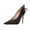 Black, variant on XYD Women Elegant Bow Pointed Closed Toe Pumps Stiletto Crystal High Heels Slip On Satin Wedding Party Dressy Shoes Size 7 Black