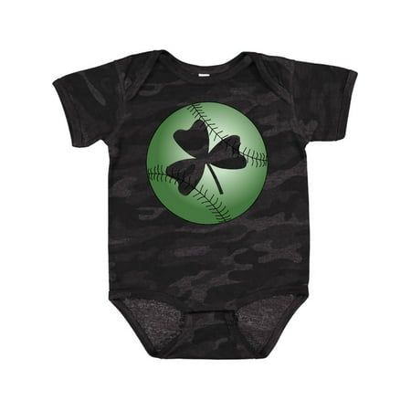 

Inktastic Baseball Irish Shamrock Gift Baby Boy or Baby Girl Bodysuit