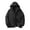 Black, variant on Dpytoraw Cotton Padded Clothing Young Men Large Size Coat Coat Thickened Warm Cotton Padded Men