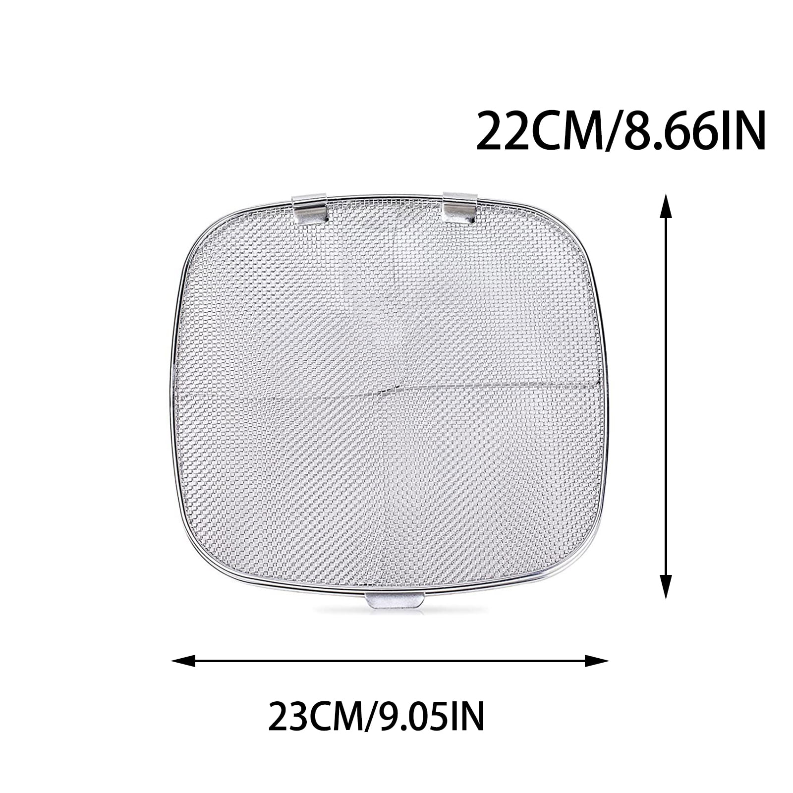 KINLYBO Splatter Shield and 3PCS Grill Mat Set for Ninja Foodi IG651,  IG600, IG601, Replacement Stainless Steel Splatter Screen Air Fryer  Accessories