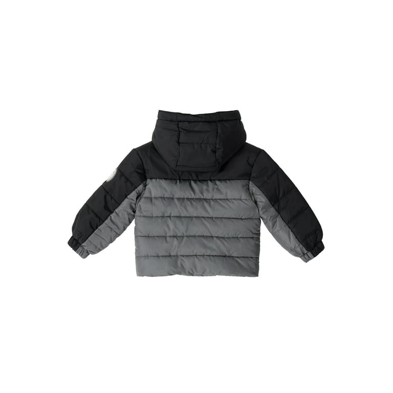 BEARPAW Little Boy s Quilted Puffer Coat with Hood Outerwear Walmart