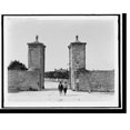 thumbnail image 2 of Historic Framed Print, Old City Gate, St. Augustine, Fla. - 3, 17-7/8" x 21-7/8", 2 of 9
