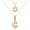 C, variant on Letter Necklace 14k Gold Plated Bling Dainty Necklaces Trendy Chunky Custom Name Necklace Personalized Round Circle Pendant Zirconia Letters Name Crystal Jewelry Gifts for Women