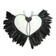 thumbnail image 1 of Alas de ángel articuladas con plumas para disfraces infantiles, accesorio para fiestas y sesiones de fotos. Negro, 1 of 9
