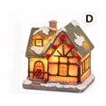 thumbnail image 2 of Light‑Up Resin Christmas Village House Figurine, LED Illuminated Winter Cottage Statue For Christmas Tabletop Home Decor, 2 of 7