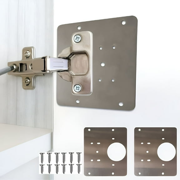 LAMIRO Kitchen Cabinet Door Hinge Repair Kit Fitting Cabinet Hinge Repair Side Panels