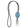 thumbnail image 3 of Corbata Bolo Tie Fernando Western Cowboy PU Cuerda de Cuero, 3 of 8
