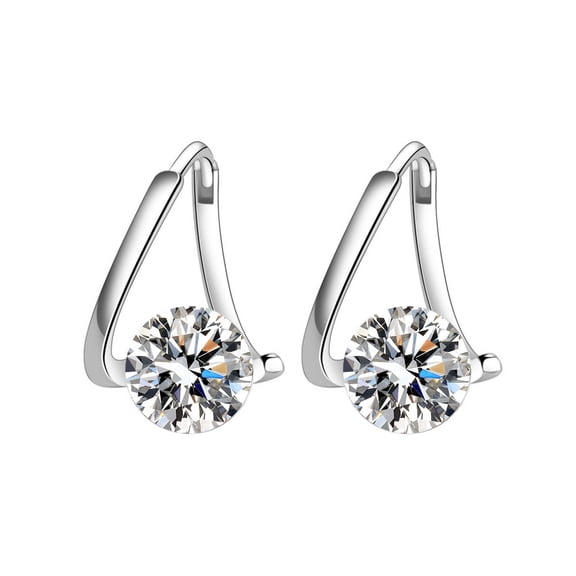 DESIGNICE Sterling Silver Earrings,Anti-Oxidation Earrings Silver,Irregularity 925 Sterling Silver Earrings