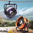 thumbnail image 2 of Ventilador Campamento Al Aire Libre Recargable 4 Velocidad para Acampar Senderismo (gris), 2 of 9