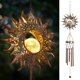 thumbnail image 2 of Lámpara colgante con carillón de viento LED alimentada por energía solar, resistente al agua, para decoración de patios, terrazas y jardines, 2 of 5
