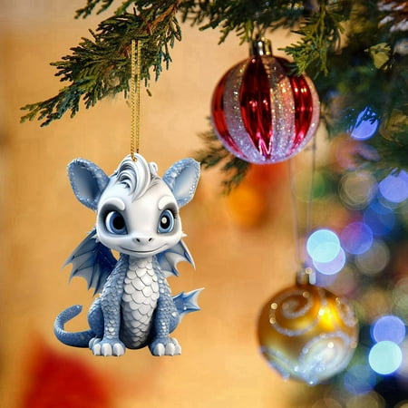 

Car Chandelier Decorations Hanging Beads Curtain for Doorways Christmas Miniatures Garland Holiday Window Clings Assortment Car Wreath Lighted Remote Cute Little Dragon Christmas Pattern Print Home