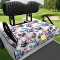 thumbnail image 3 of Yuyamidu Eagle Golf Cart Seat Covers Patriotic USA Flag Golf Cart Seat Towel Blanket with 4 Front Pockets for Club Car Seats Covers, 4th of July, 3 of 7