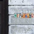 thumbnail image 3 of Vintage No Parking Metal Signs License Plate Sign No Parking Yard Sign 16x4 In Tin Warning Signs Easy to Mount, 3 of 5