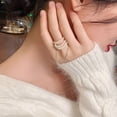 thumbnail image 2 of GAXIRE 1 clip para la oreja con diseño de cadena, joyería para la oreja que combina con todo, joyería para la oreja para mujer, 2 of 4