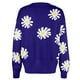 thumbnail image 5 of Cárdigan, Suéteres Para Mujer, Suéteres de Otoño E Invierno, Abrigo de Punto de Manga Larga Con Estampado Floral Informal A La Moda, Tops Odeerbi ODB177741, 5 of 5
