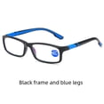 thumbnail image 4 of Gafas de lectura TR90 para hombres y mujeres, gafas de lectura deportivas de moda anti luz azul, gafas de lectura retro cómodas con flores, 4 of 4