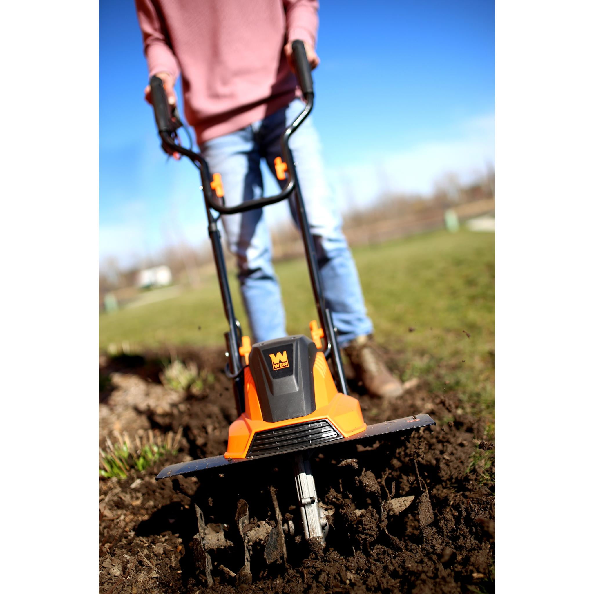 WEN 13.5-Amp 18-Inch Electric Tiller and Cultivator